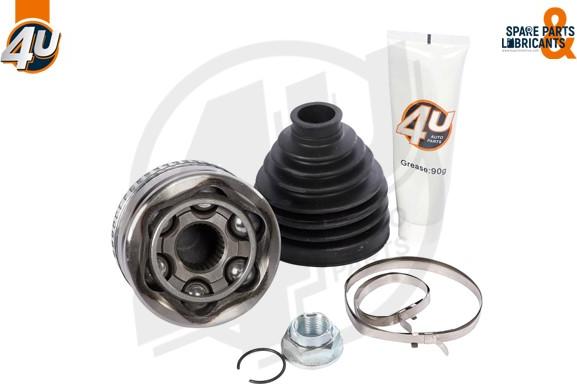 4U Autoparts 23016MR - Каре комплект, полуоска vvparts.bg