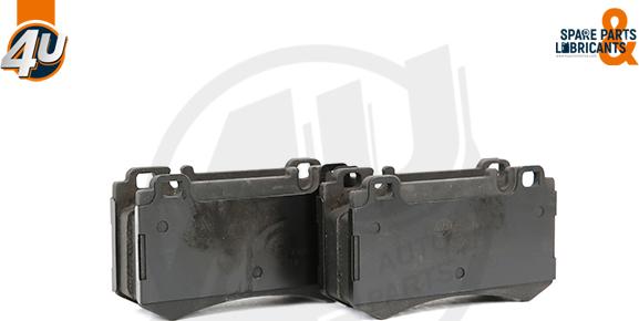 4U Autoparts 22097MR - Комплект спирачно феродо, дискови спирачки vvparts.bg