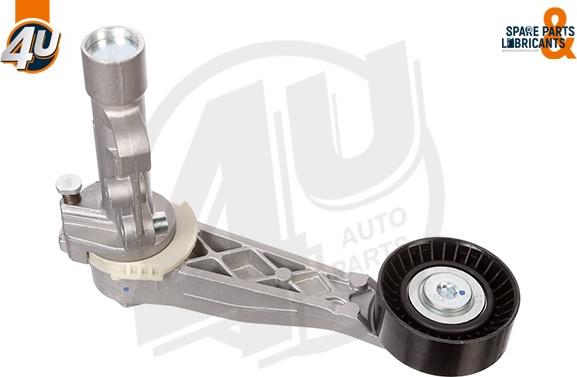 4U Autoparts 72507PU - Ремъчен обтегач, пистов ремък vvparts.bg