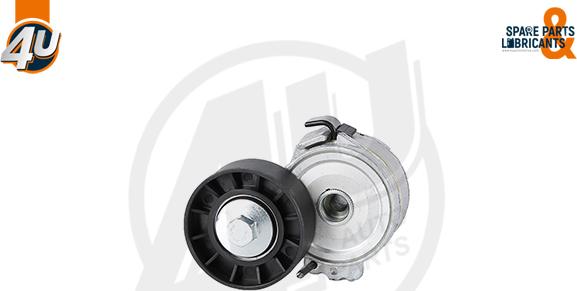 4U Autoparts 72510PU - Ремъчен обтегач, пистов ремък vvparts.bg