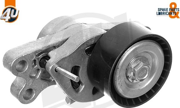 4U Autoparts 72530PU - Ремъчен обтегач, пистов ремък vvparts.bg