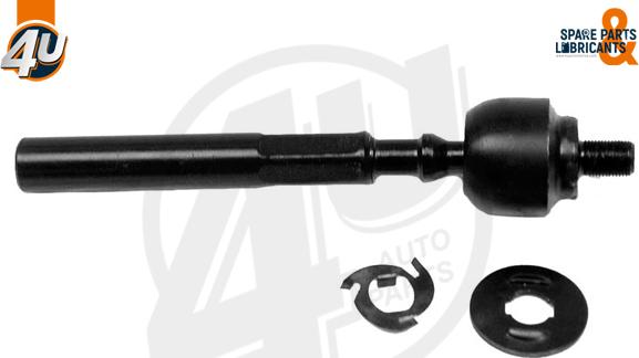 4U Autoparts E90716 - Аксиален шарнирен накрайник, напречна кормилна щанга vvparts.bg