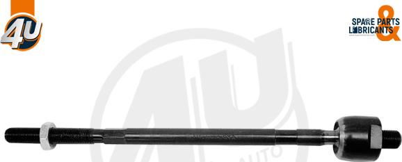 4U Autoparts E51564 - Аксиален шарнирен накрайник, напречна кормилна щанга vvparts.bg