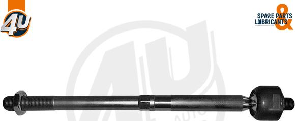 4U Autoparts E10604 - Аксиален шарнирен накрайник, напречна кормилна щанга vvparts.bg