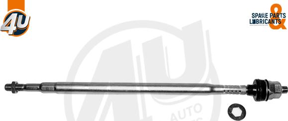 4U Autoparts E89985 - Аксиален шарнирен накрайник, напречна кормилна щанга vvparts.bg