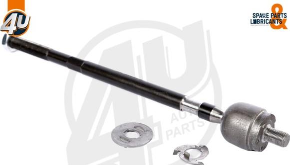 4U Autoparts E76837 - Аксиален шарнирен накрайник, напречна кормилна щанга vvparts.bg