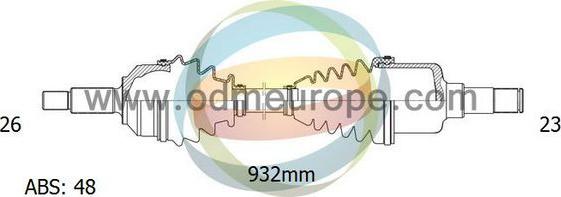 4X4 ESTANFI EST-18-092451 - Полуоска vvparts.bg