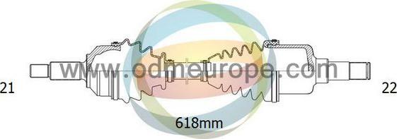 4X4 ESTANFI EST-18-161070 - Полуоска vvparts.bg