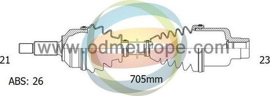 4X4 ESTANFI EST-18-292141 - Полуоска vvparts.bg