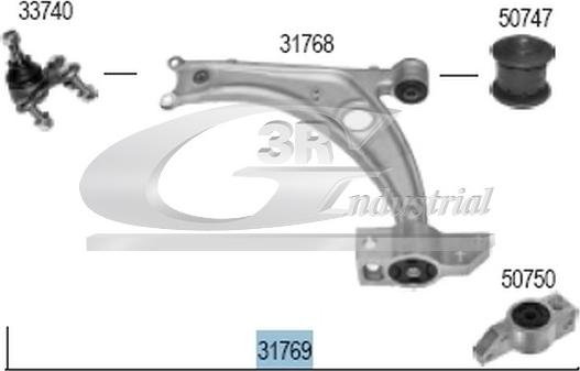 3RG 31769 - Носач, окачване на колелата vvparts.bg