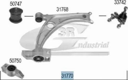 3RG 31770 - Носач, окачване на колелата vvparts.bg