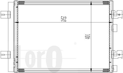 ABAKUS 042-016-0027 - Кондензатор, климатизация vvparts.bg