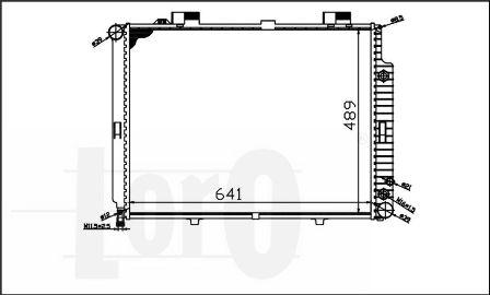 ABAKUS 054-017-0045 - Радиатор, охлаждане на двигателя vvparts.bg