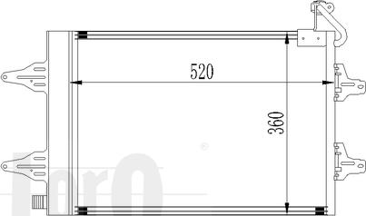 ABAKUS 053-016-0015 - Кондензатор, климатизация vvparts.bg