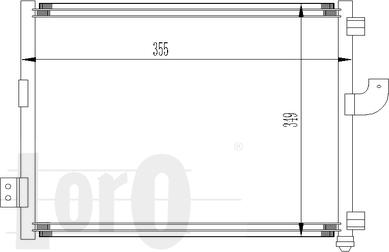 ABAKUS 019-016-0001 - Кондензатор, климатизация vvparts.bg