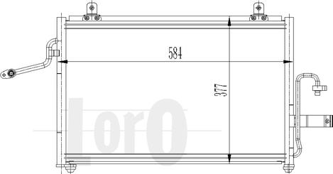 ABAKUS 011-016-0004 - Кондензатор, климатизация vvparts.bg