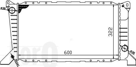 ABAKUS 017-017-0039 - Радиатор, охлаждане на двигателя vvparts.bg