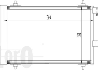 ABAKUS 038-016-0015 - Кондензатор, климатизация vvparts.bg