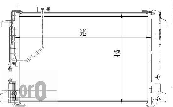 ABAKUS 033-016-0013-WO - Кондензатор, климатизация vvparts.bg