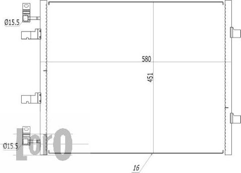 ABAKUS 037-016-0047 - Кондензатор, климатизация vvparts.bg