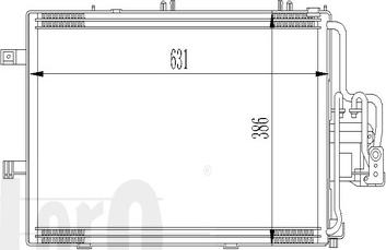 ABAKUS 037-016-0010-A - Кондензатор, климатизация vvparts.bg