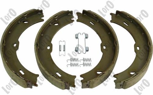 ABAKUS 231-05-009 - Комплект спирачна челюст, ръчна спирачка vvparts.bg