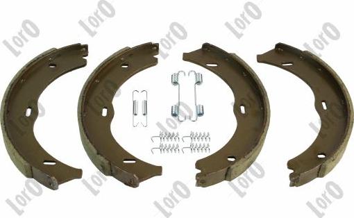 ABAKUS 231-05-018 - Комплект спирачна челюст, ръчна спирачка vvparts.bg