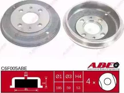 ABE C6F005ABE - Спирачен барабан vvparts.bg