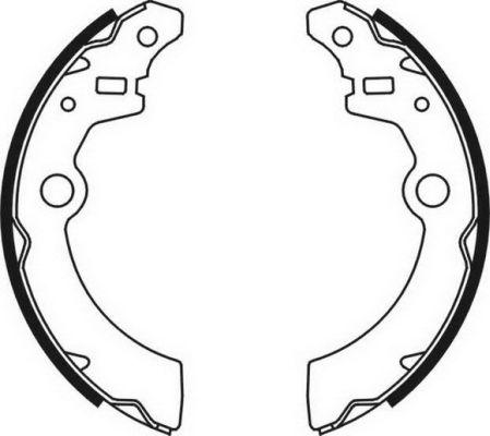 ABE C08021ABE - Комплект спирачна челюст vvparts.bg