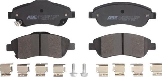 ABE C14053ABE-P - Комплект спирачно феродо, дискови спирачки vvparts.bg
