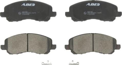 ABE C15044ABE - Комплект спирачно феродо, дискови спирачки vvparts.bg