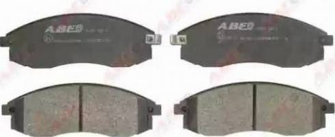 ABE C15045ABE - Комплект спирачно феродо, дискови спирачки vvparts.bg