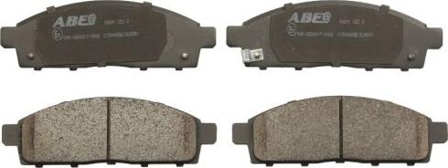 ABE C15046ABE - Комплект спирачно феродо, дискови спирачки vvparts.bg