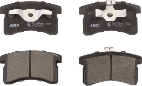 ABE C16010ABE - Комплект спирачно феродо, дискови спирачки vvparts.bg