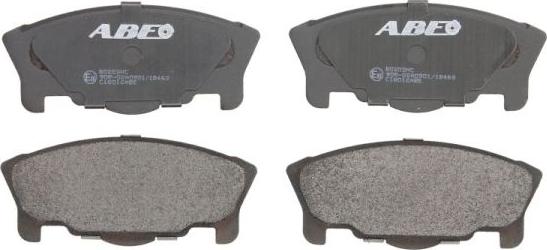 ABE C16012ABE - Комплект спирачно феродо, дискови спирачки vvparts.bg