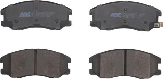 ABE C10020ABE-P - Комплект спирачно феродо, дискови спирачки vvparts.bg