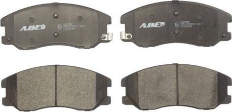 ABE C10020ABE - Комплект спирачно феродо, дискови спирачки vvparts.bg