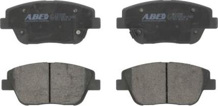 ABE C10335ABE - Комплект спирачно феродо, дискови спирачки vvparts.bg