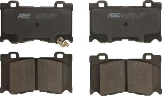 ABE C11095ABE-P - Комплект спирачно феродо, дискови спирачки vvparts.bg