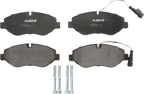 ABE C11092ABE - Комплект спирачно феродо, дискови спирачки vvparts.bg