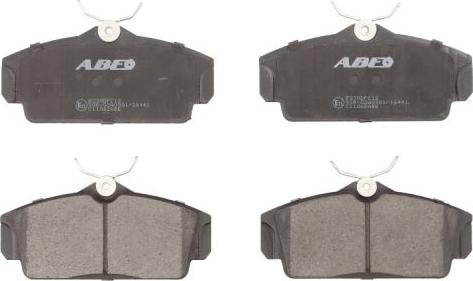 ABE C11062ABE - Комплект спирачно феродо, дискови спирачки vvparts.bg