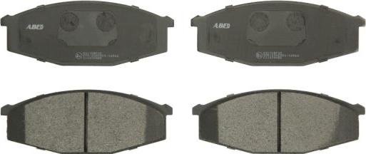 ABE C11034ABE - Комплект спирачно феродо, дискови спирачки vvparts.bg