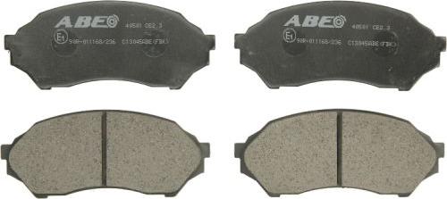 ABE C13045ABE - Комплект спирачно феродо, дискови спирачки vvparts.bg