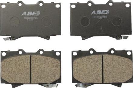 ABE C12088ABE - Комплект спирачно феродо, дискови спирачки vvparts.bg