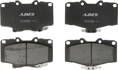 ABE C12071ABE - Комплект спирачно феродо, дискови спирачки vvparts.bg