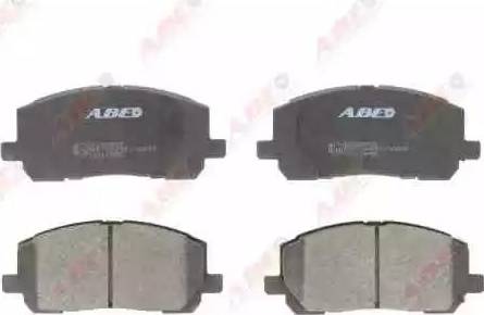 ABE C12119ABE - Комплект спирачно феродо, дискови спирачки vvparts.bg