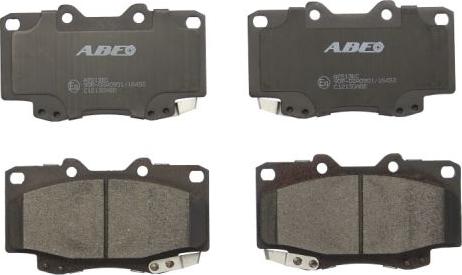 ABE C12130ABE - Комплект спирачно феродо, дискови спирачки vvparts.bg