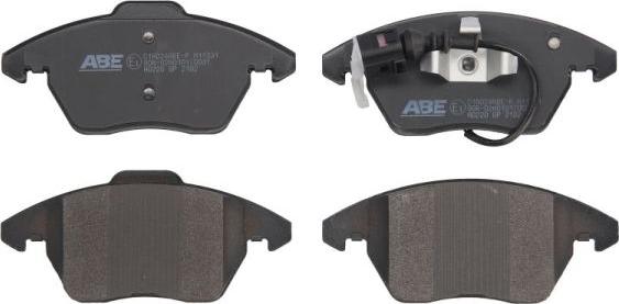 ABE C1A024ABE-P - Комплект спирачно феродо, дискови спирачки vvparts.bg