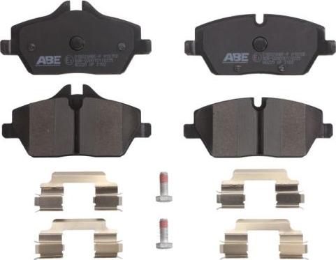 ABE C1B023ABE-P - Комплект спирачно феродо, дискови спирачки vvparts.bg