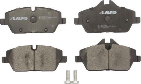 ABE C1B023ABE - Комплект спирачно феродо, дискови спирачки vvparts.bg